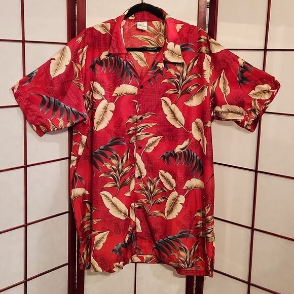 Island Shirtworks XL Hawaiian Button Up Top - Picture 1 of 7